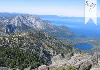 Party 7: High Tea Above Tahoe, Mt. Tallac Summit